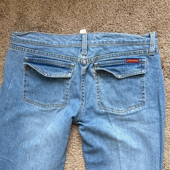 Vintage Y2K Roxy Low Rise Bootcut Flare Light Wash Jeans - Picture 5 of 10